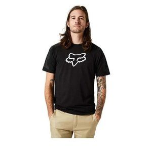 FOX Head Shorts Mens 34 Gray Chino Embroidered Logo Motocross Motorcycle